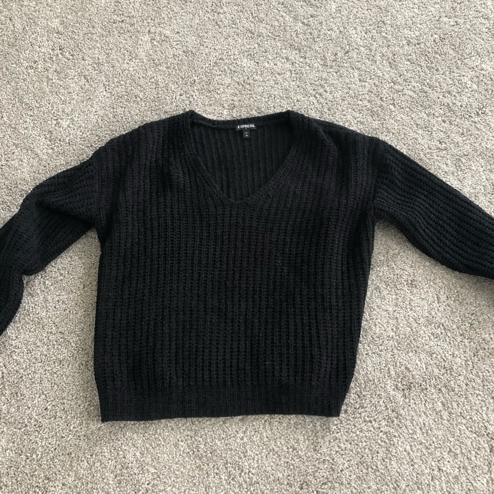 Express black sweater